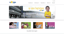 Desktop Screenshot of lasalledonostia.com