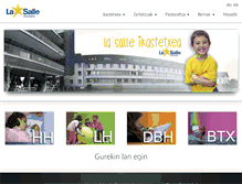 Tablet Screenshot of lasalledonostia.com